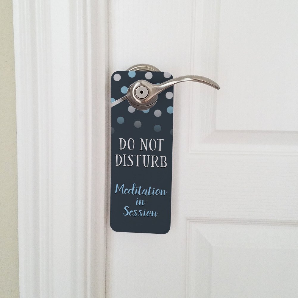 Amazon.com: Graphics and More Do Not Disturb Meditation in Session