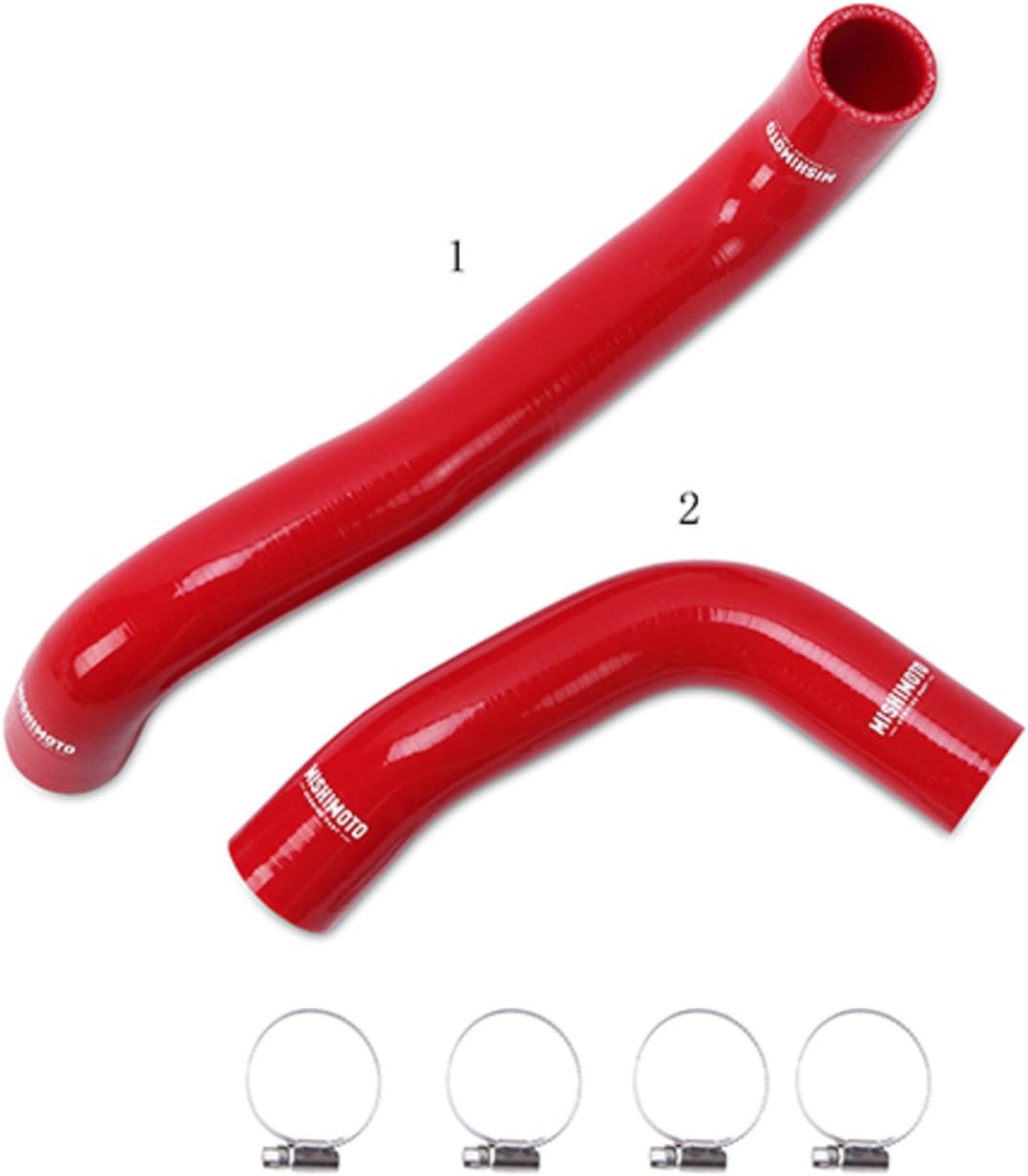 Mishimoto MMHOSE-STI-08RD Silicone Radiator Hose Kit Compatible With Subaru Impreza WRX/STI 2008-2014 Red