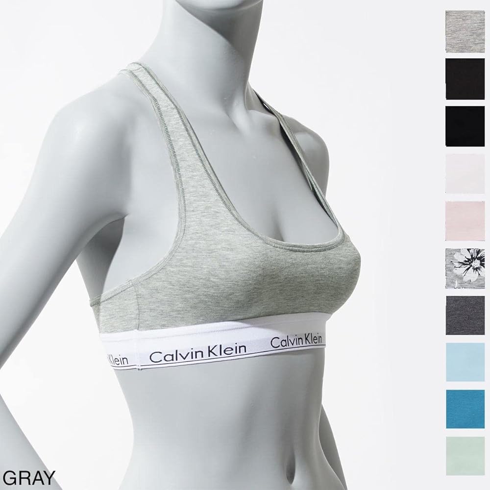 Amazon | [カルバンクライン] スポーツ ブラ Mサイズ MODERN COTTON