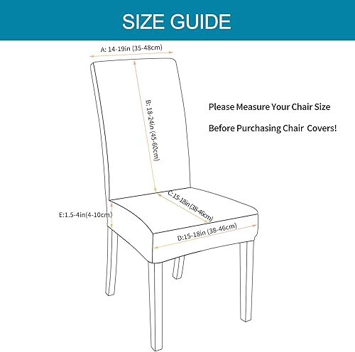 Miniatura 6 de smiry - Fundas para sillas de comedor de terciopelo elástico y suave, extraíbles, Terciopelo, Verde (Peacock Green)