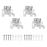 UTHCLO Venetian Blind Spider Code Accessories Curtain Track Mounting Brace Window Curtain Fixing Parts 4pcs Set for Home Window Treatment Installation