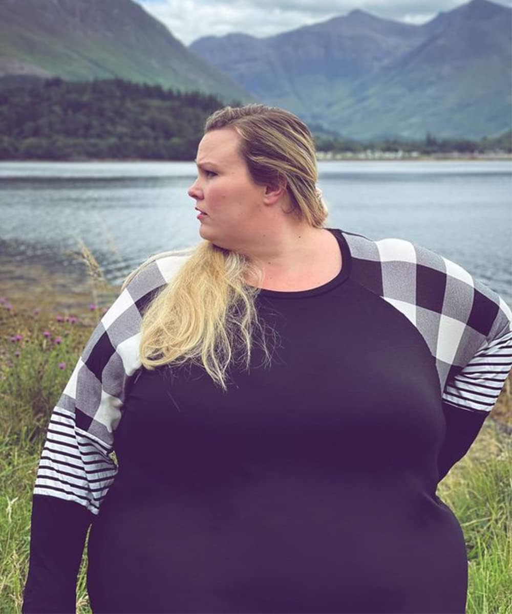 TIYOMI Plus Size Tops Women Raglan Long Sleeve Colorblock Leopard Flowers Camouflage Shirts Autumn Fall Winter Spring Soft - Image 3