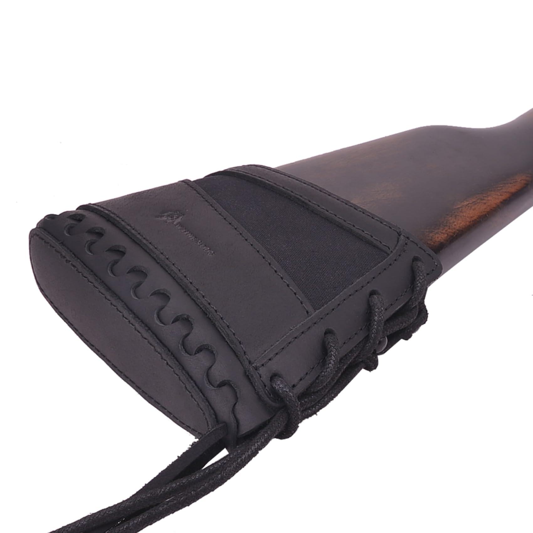 OXPANG Leather Canvas Recoil Pad for Shotgun,Slip-On Recoil Reducing Pad for Shotgun and Rifle (Black)