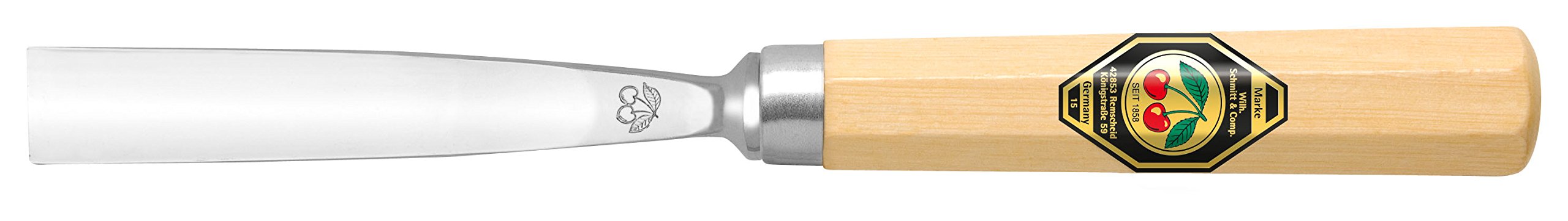 Gouges Kirschen con mango carpe Sweep 5 de 16 mm para tallar madera