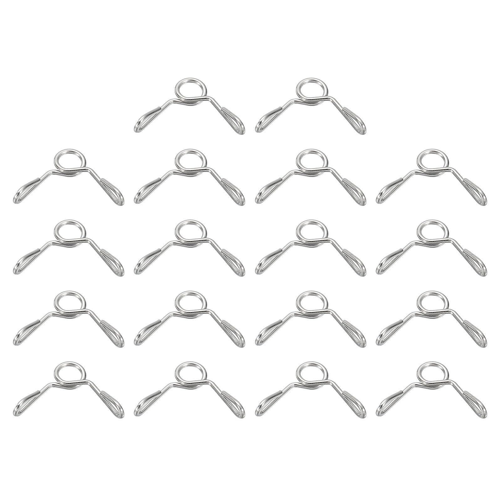 Clips de manguera de combustible 3.5mm abrazaderas de resorte para ATV y moto uxcell 304