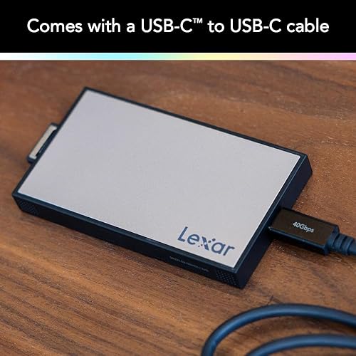 Vista 38 de Lexar Lector profesional CFexpress tipo B / SD USB 3.2 Gen 2, velocidades de transferencia de hasta 10 Gbps, diseñado para tarjetas CFexpress tipo B