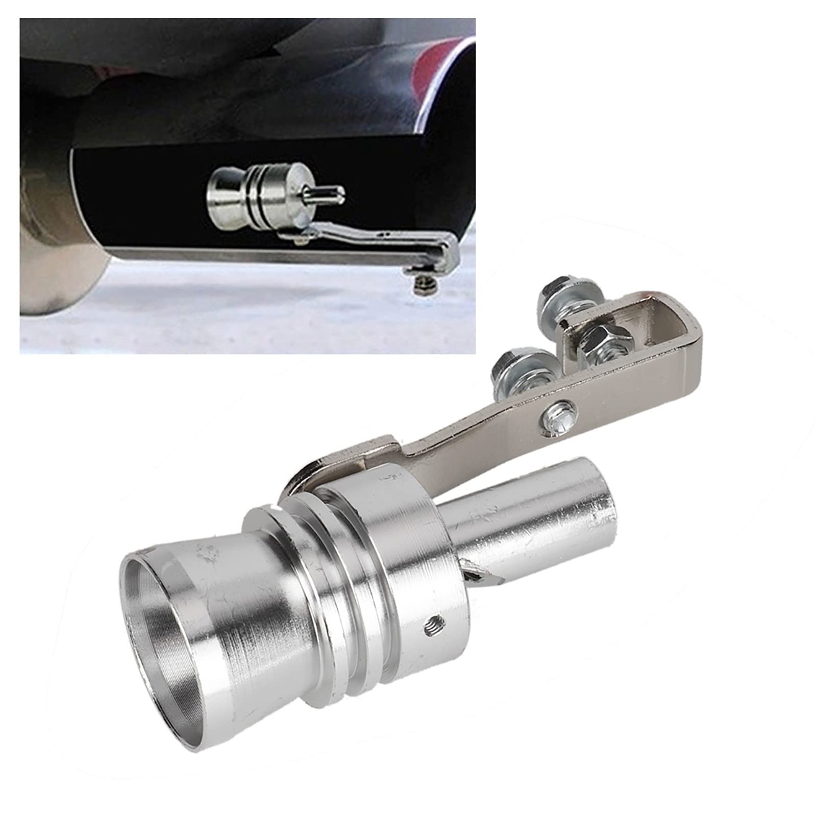 Fischio Scarico Auto Universale - Simulatore Suono Turbo | In Lega Alluminio, Taglia XL Per Motori 2400+ Cc - Foto 7