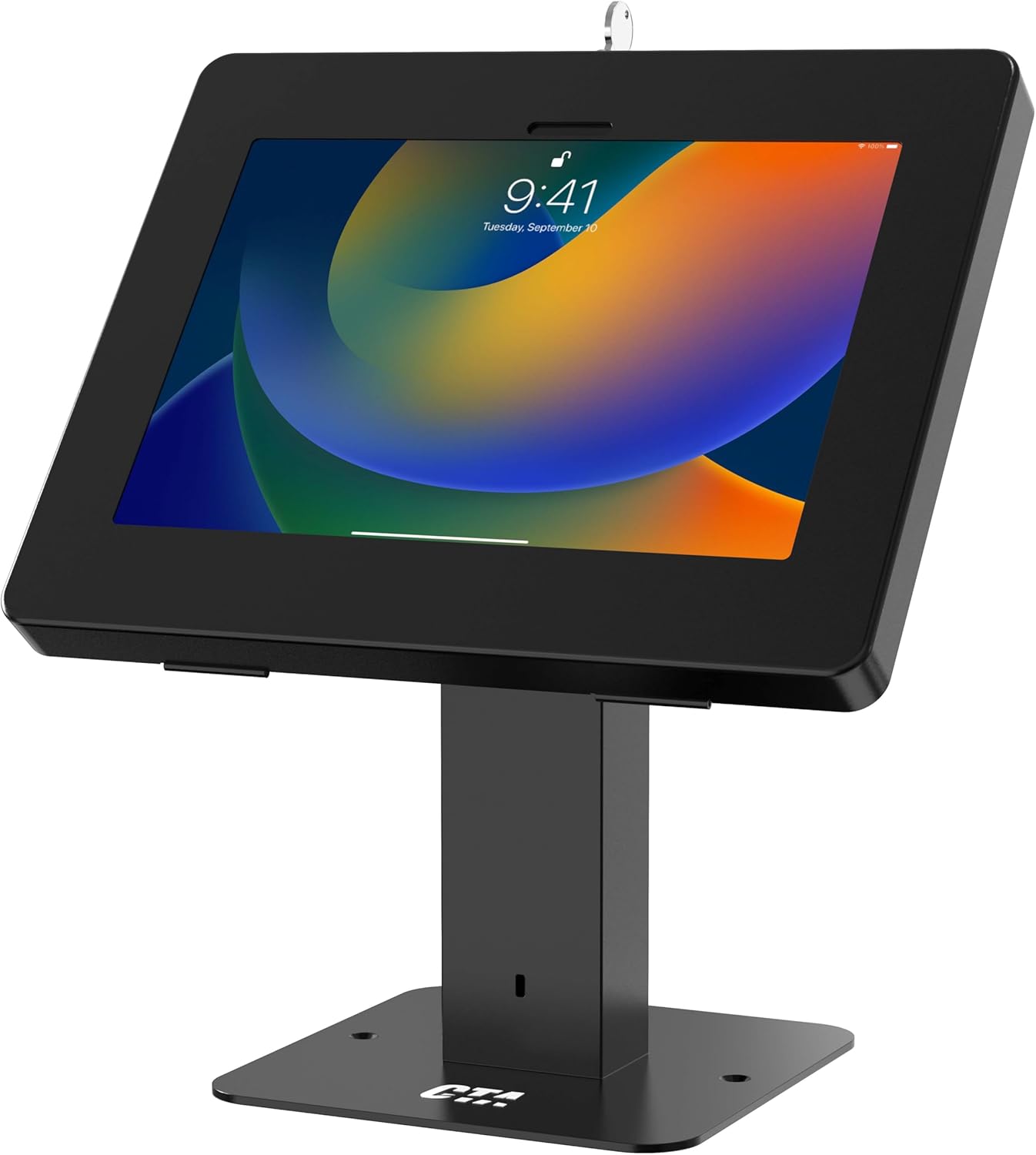 Fortress Tabletop Tablet Stand with Lockable Enclosure