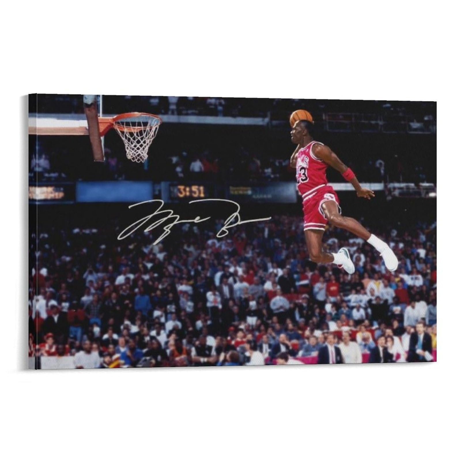 Amazon.co.jp: バスケットボールポスターマイケルジョーダンフライング