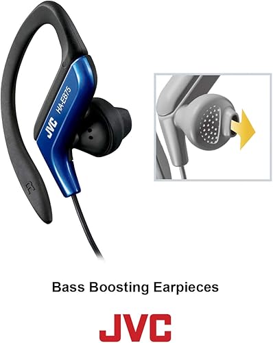 Miniatura 2 de Clip Style - Auriculares color azul, ligero y cómodo, clip para las orejas, a prueba de salpicaduras, resistente al agua, potente sonido con