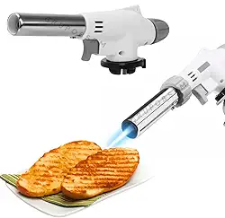Maçarico Culinário Portátil Profissional De Cozinha Gourmet Multiuso Com Regulagem De Chama Fogo a Gás Para Culinária