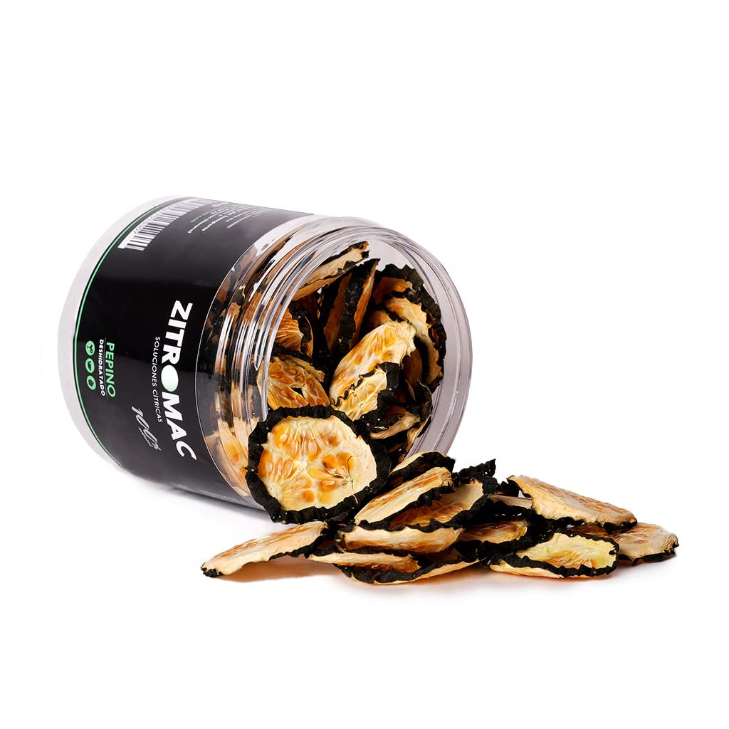 Pepino Deshidratado para Cocteles 100 Rodajas 45GR Orgánico Natural sin Azucares