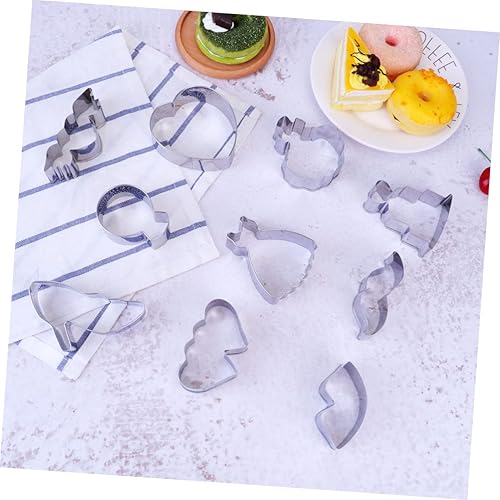 Miniatura 3 de Abaodam 30 moldes para galletas de boda, cortador geométrico de galletas, molde de pastelería, cortador de panqueques, sello de galletas para