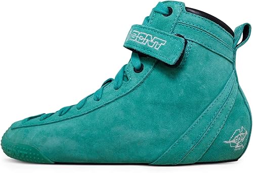 Miniatura 3 de Bont Parkstar - Patines de gamuza verde azulado suave para Park Ramps Bowls Street - Patines para patinaje en exteriores e interiores