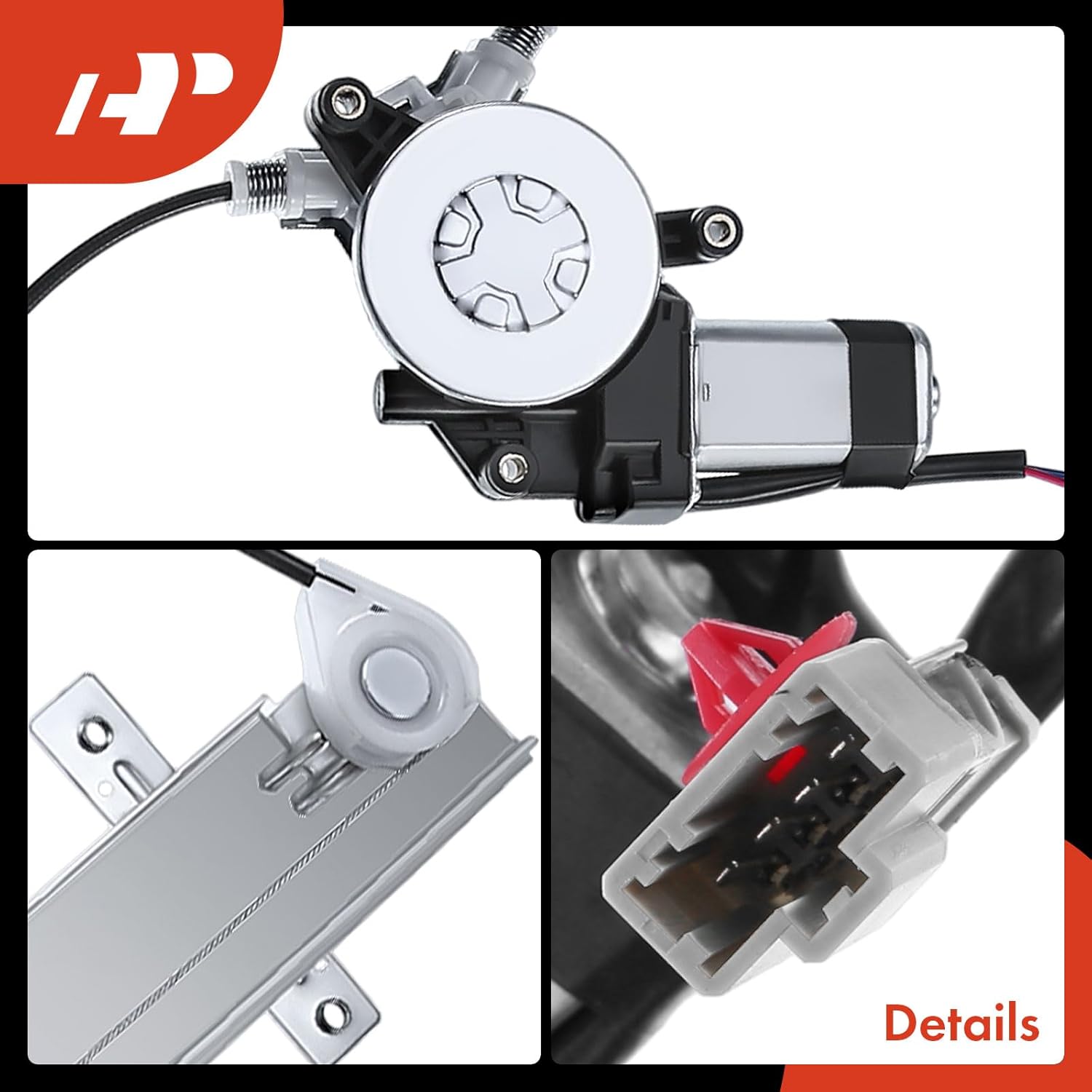 A-Premium Power Window Regulator with Motor Replacement for Honda Civic 2001-2005 Coupe Front Left Driver Side