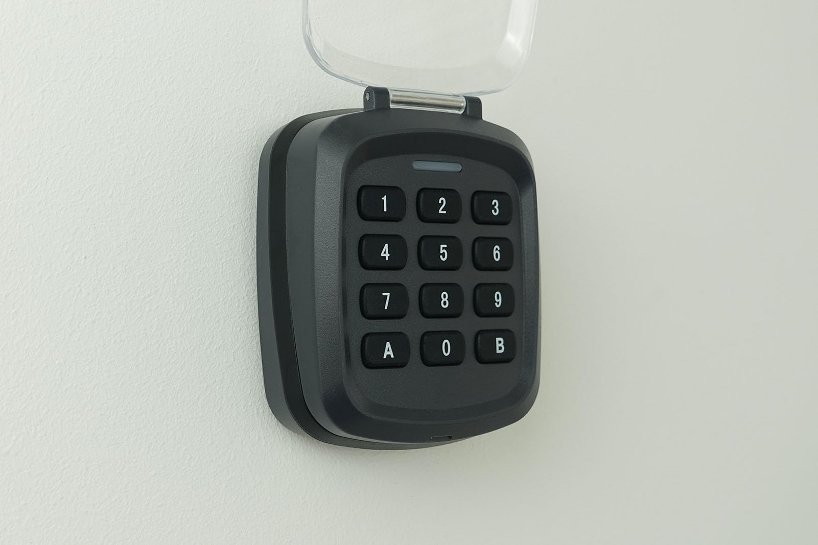 Hörmann Bouton à code sans fil 868 MHz compatible en anthracite Remplace le code HSM4-868 Serrure à code pour porte de garage Remplace FCT3 FCT-3 Serrure à combinaison Clavier motorisé de porte de