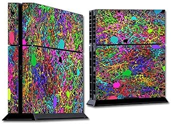Skin Decal Vinyl Wrap for PS4 Sony Playstation Console Skins only / Paint Splatter