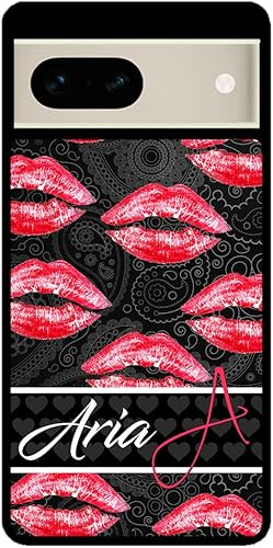 Miniatura 2 de Red Lips Lipstick Mouth Personalized Black Rubber Phone Case Compatible With Google Pixel 10, 10 Pro, 10 Pro XL, 9a, 9 Pro, Pixel 9, Pixel 9 Pro XL,