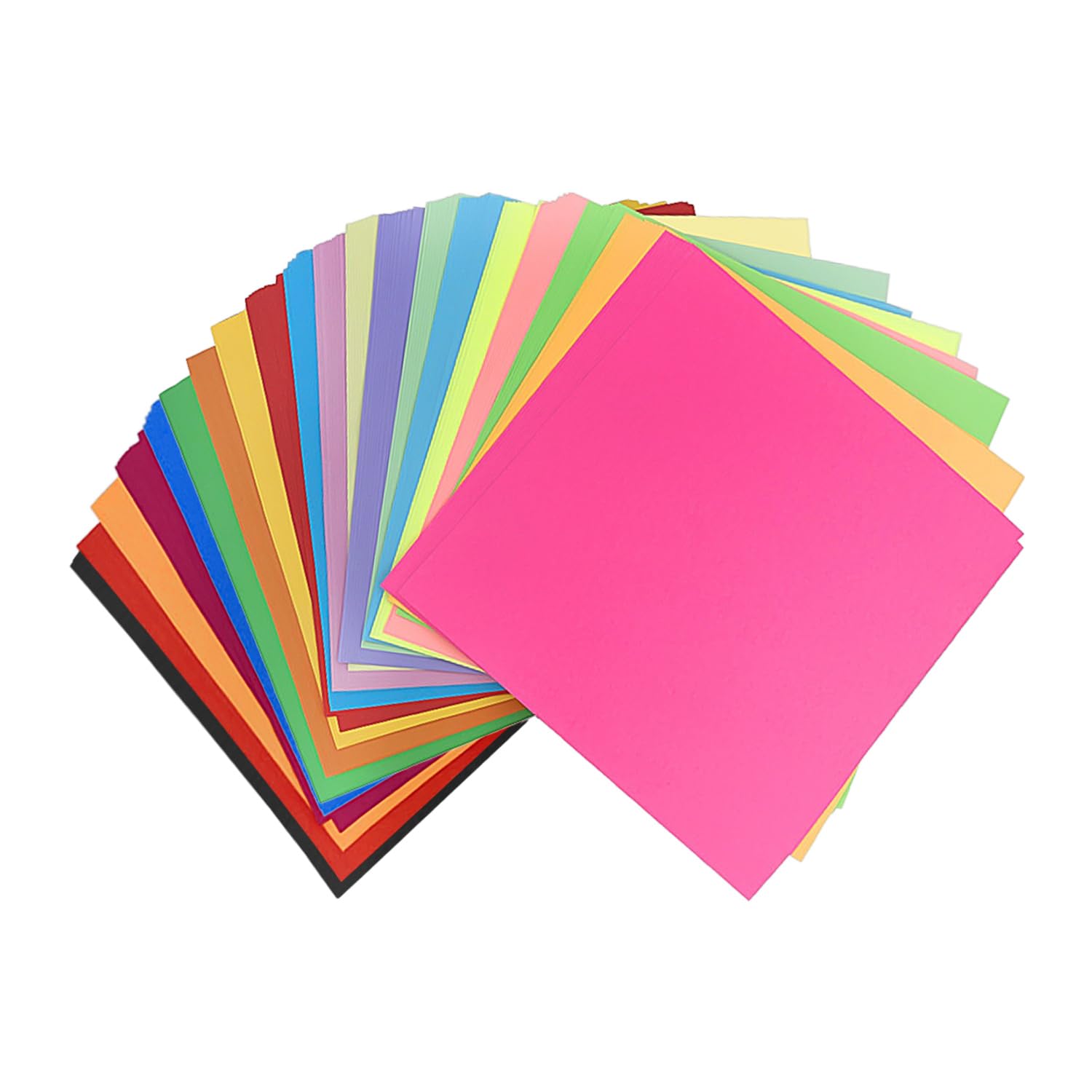 CHROMACRAFT 200 Pièces De Papier Carré Coloré, Origami Fait À La Main, Jouets Origami Créatifs pour Enfants, Matériel De Bricola