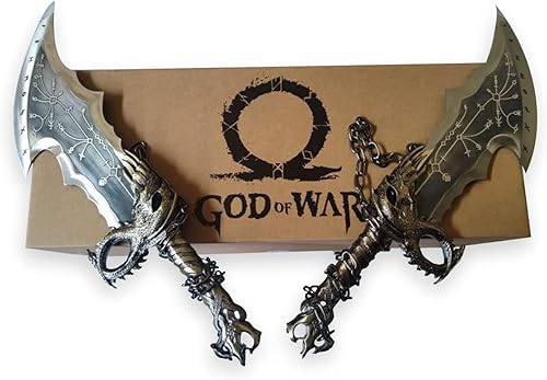 Miniatura 2 de God of War - Cuchillas del caos de metal, Dios de la Guerra, Espada del caos del Dios de la Guerra, Espada del Caos de las Espadas Gemelas,