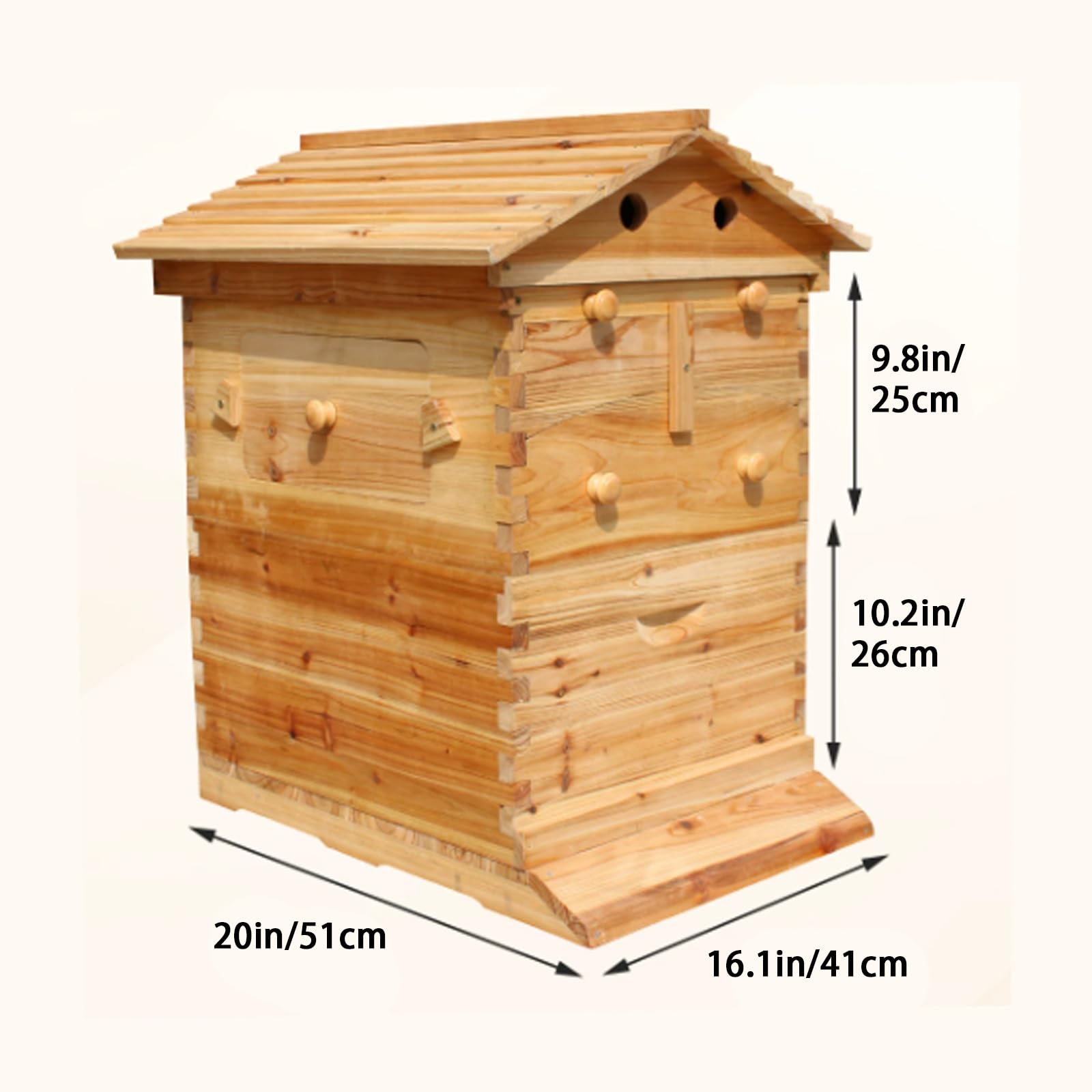Selbstfließende Bienenbeute, Tannenholz Beute mit Honigernte System