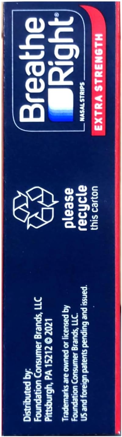 Breathe Right Extra Strength Nasal Strips-26 ct. (Quantity of 3)