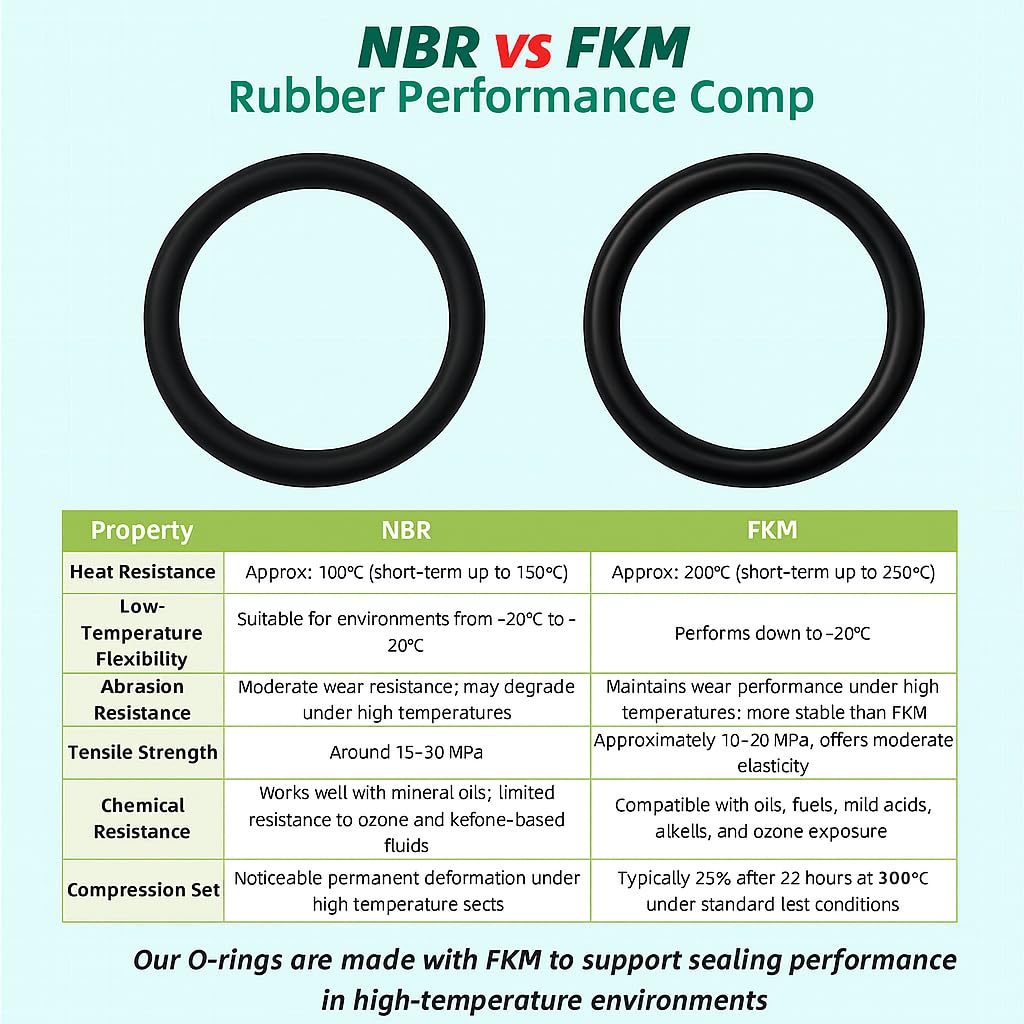 Fuel Check Valve Rebuild Kit Compatible with Harley-Davidson EFI Systems 2000–2022, Fits MC-300 Fuel Tool, Includes FKM O-Rings, Stainless Spring for Softail, Road King, Glide