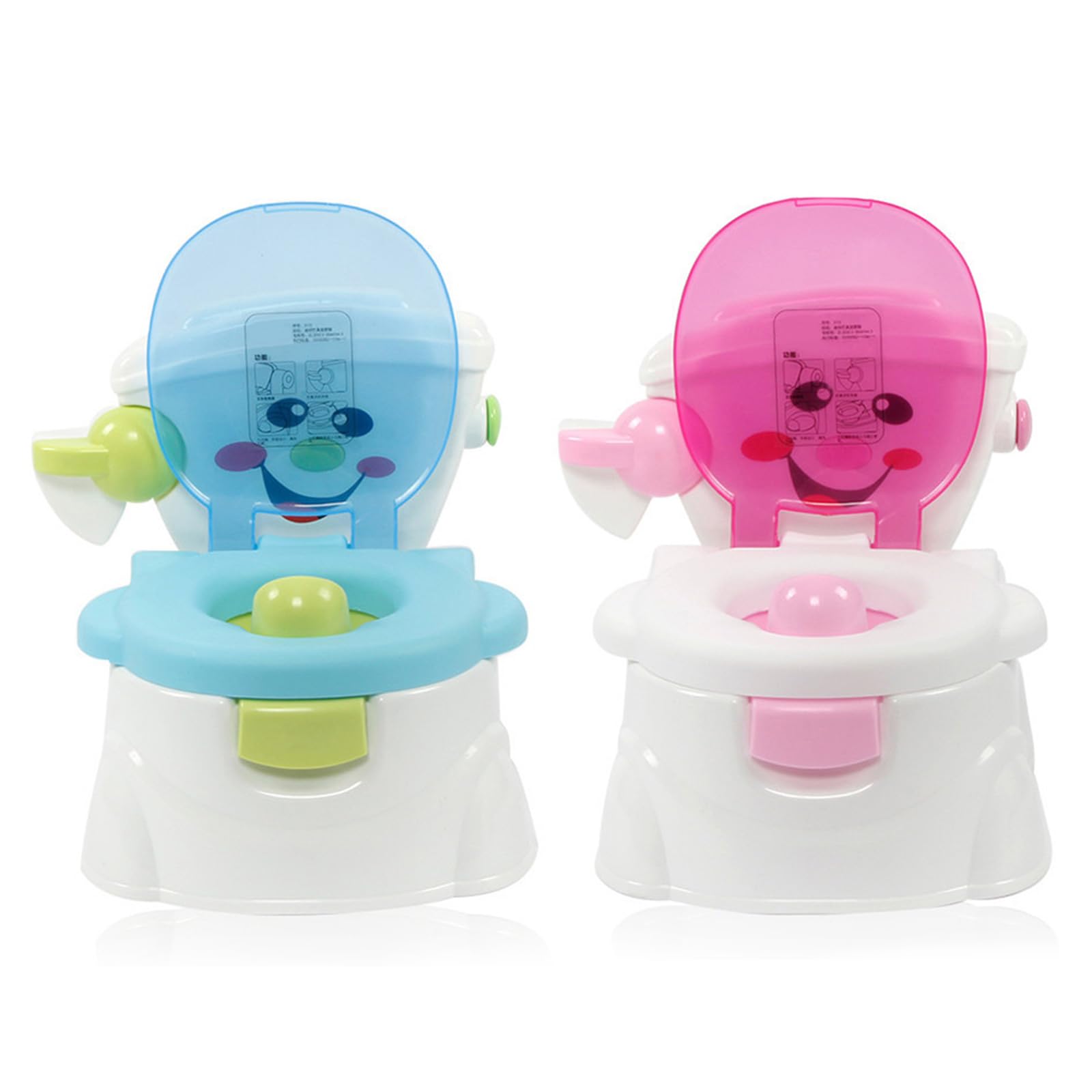 Allenamento per vasino per bambini, per imparare a usare il vasino, portatile, per viaggiare, base stabile, antiscivolo, sedia da allenamento