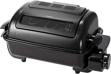 Yamazen wide grill fish roaster mat black NFR-1100 MB