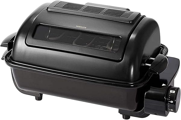 山善 ワイドグリル フィッシュロースター マットブラック NFR-1100(MB)