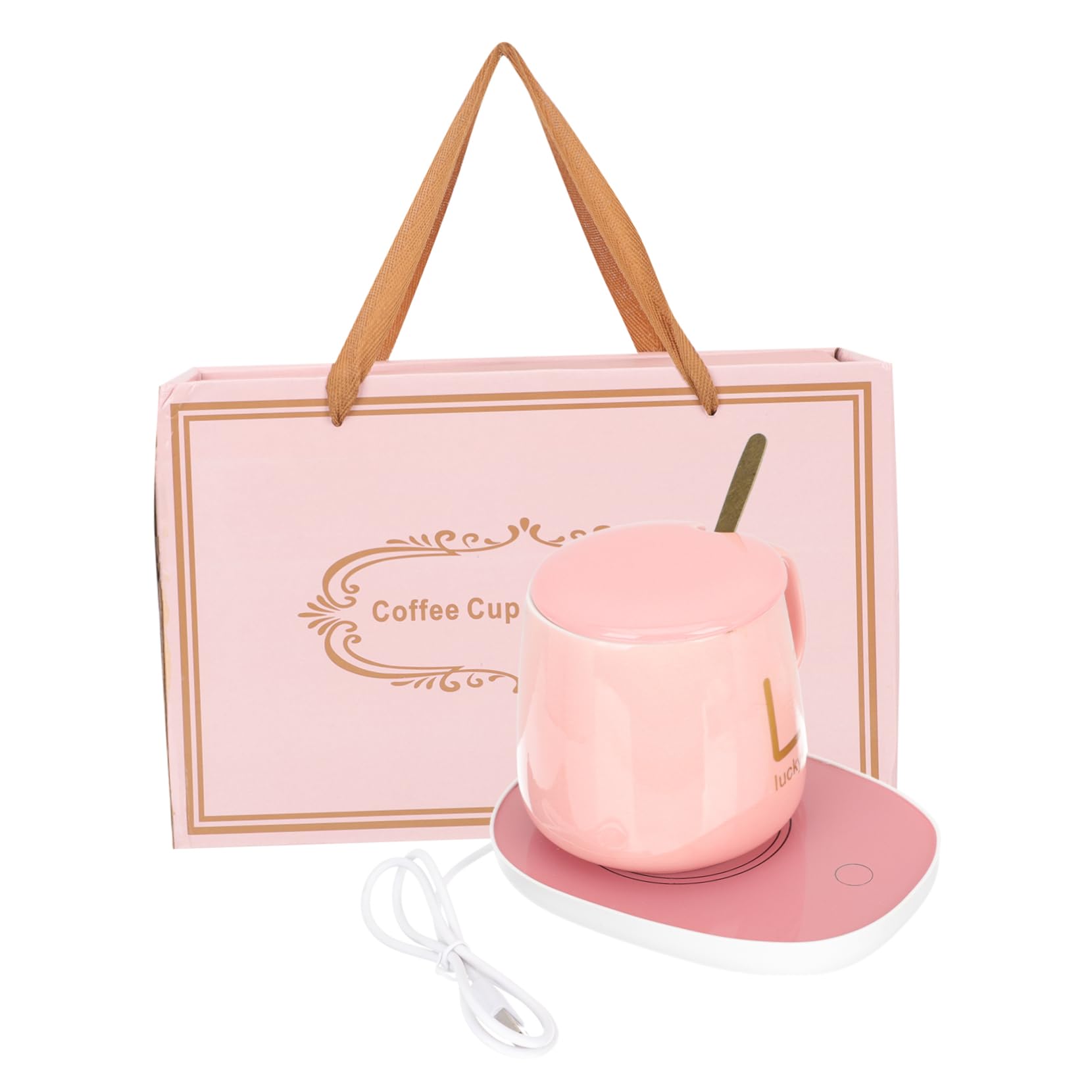 Ciieeo Charging Electric Cup Warmer 55? Thermostat Ceramic Tea Coffee Mug Warmer