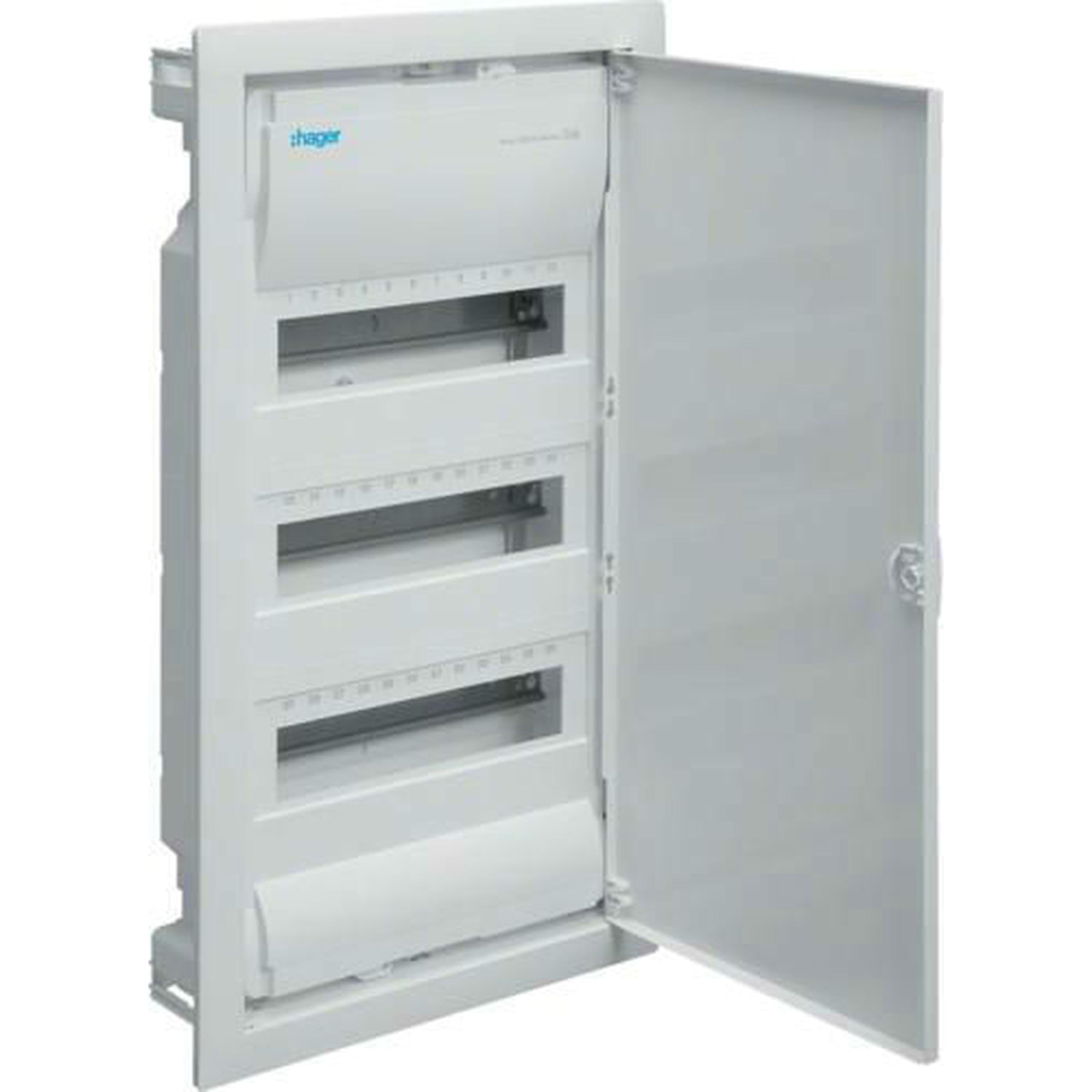 Hager HAGVU36AT Distributeur encastré 3 rangées 36TE IP30