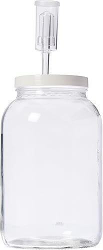 One Galón boca ancha Frasco con tapa y econolock-set de 2 by Home Brew Ohio