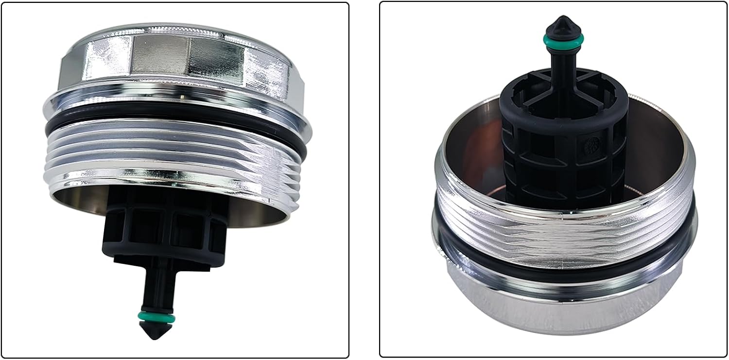 Engine Oil Filter Housing Cover Cap Fit for BMW 128i 135i 228i 320i 325i 328i 330i 335i 428i 525i 528i 530i 535i 740i M2 X1 X3 X4 X5 X6 Z4 Replace 11427525334,11427566327,w/2x Oil Filter & Bolt Gasket