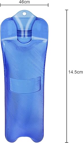 Miniatura 2 de Botella de agua caliente a prueba de explosiones de PVC Almohadillas de calefacción para cuello, hombros, calentador de espalda, paquete de calor