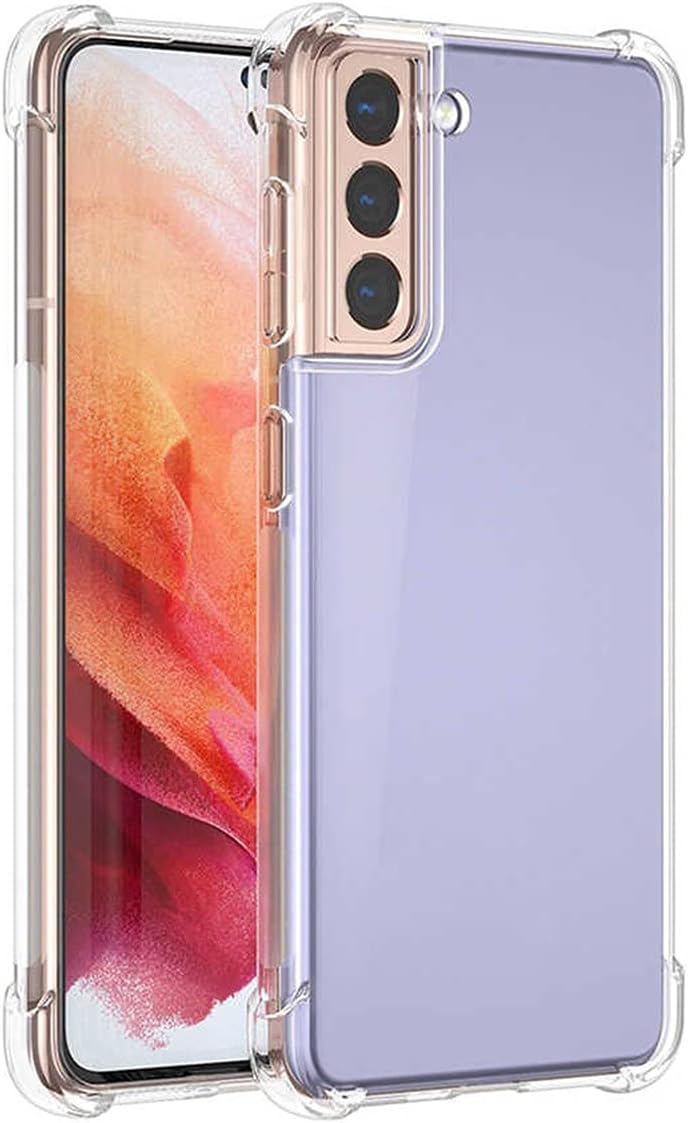 Zore Galaxy ile uyumlu S21 Plus Kılıf Nitro Anti Shock Silikon Renksiz