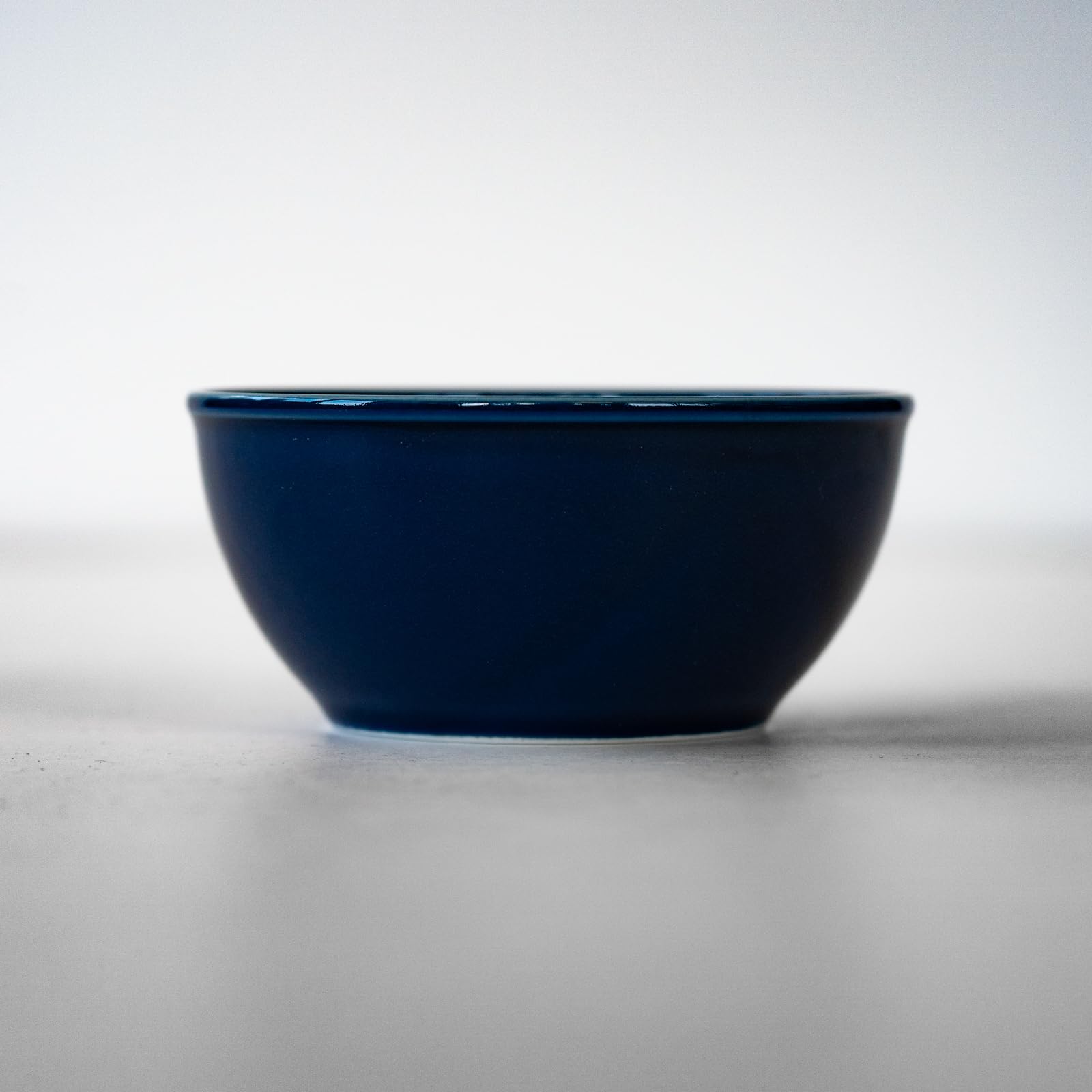 ????(Saikaitoki) Saikai Pottery Hasami Ware Common 13225 Bowl Plate, Navy, Diameter Approx. 4.7 inches (12 cm), Microwave and Dishwasher Safe, Made in Japan