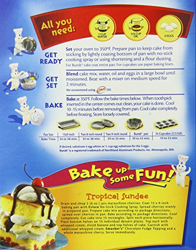 Pillsbury Cake Mix, Pineapple, 15.25 Ounce #TOP2