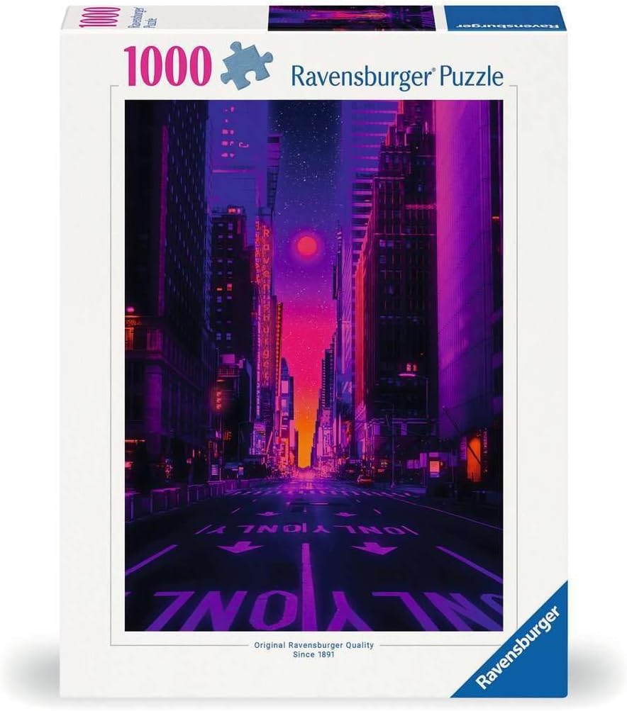 Adult Puzzle 1000 Pieces - New York in Neon
