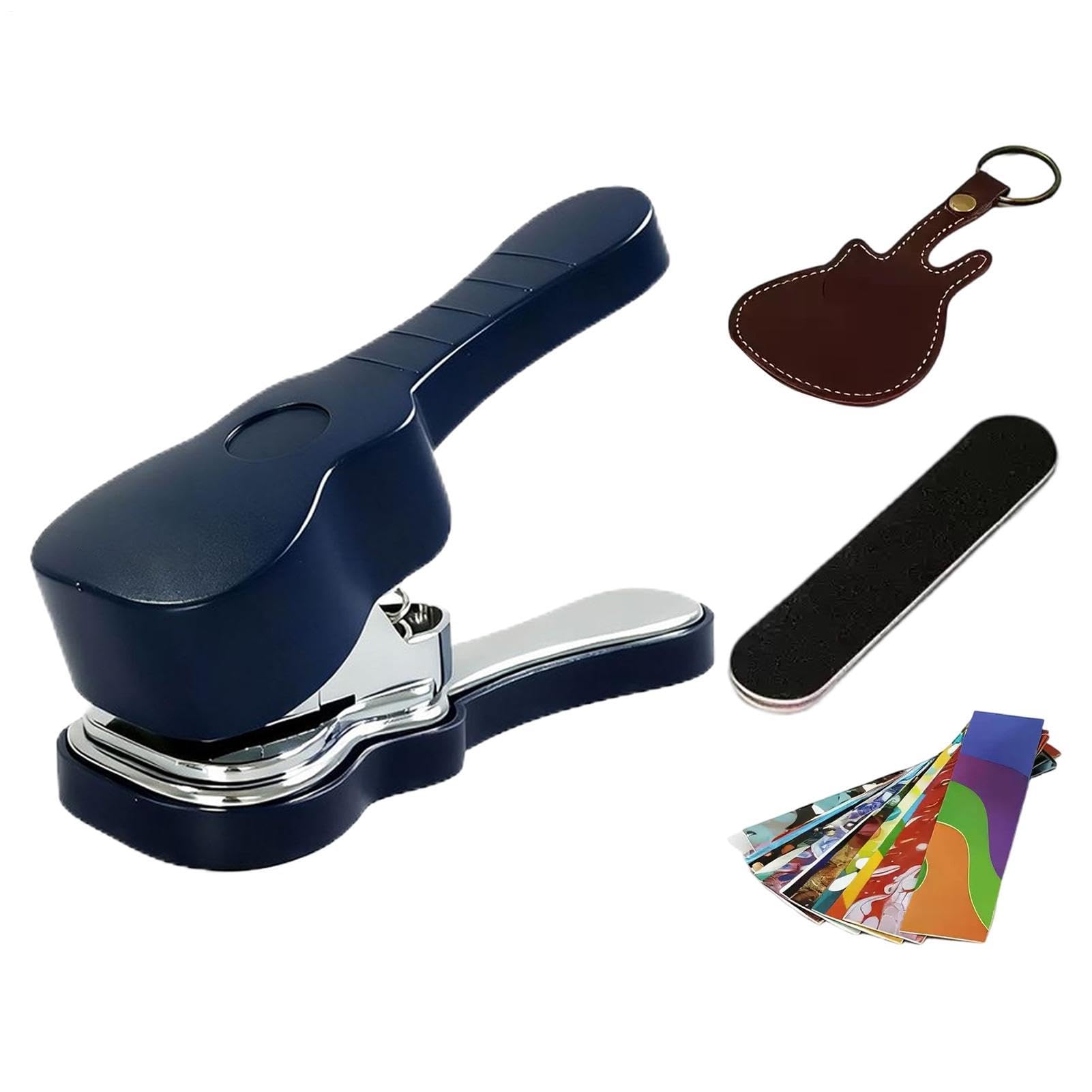Punzone per plettro per chitarra, impugnatura comoda, lunga durata | Picks Maker Taglierina per Carte per Principianti Indoor Outdoor Pratica Performance Training