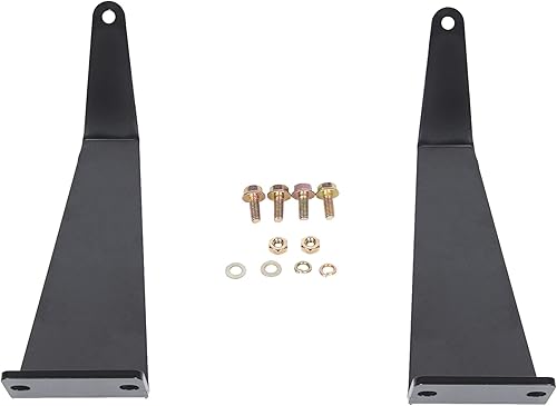 Miniatura 4 de Kit de espejo de remolque lateral con brazos fijos de repuesto para DM2455000 compatible con tractor John Deere serie 5000 y 6000 2 piezas lado