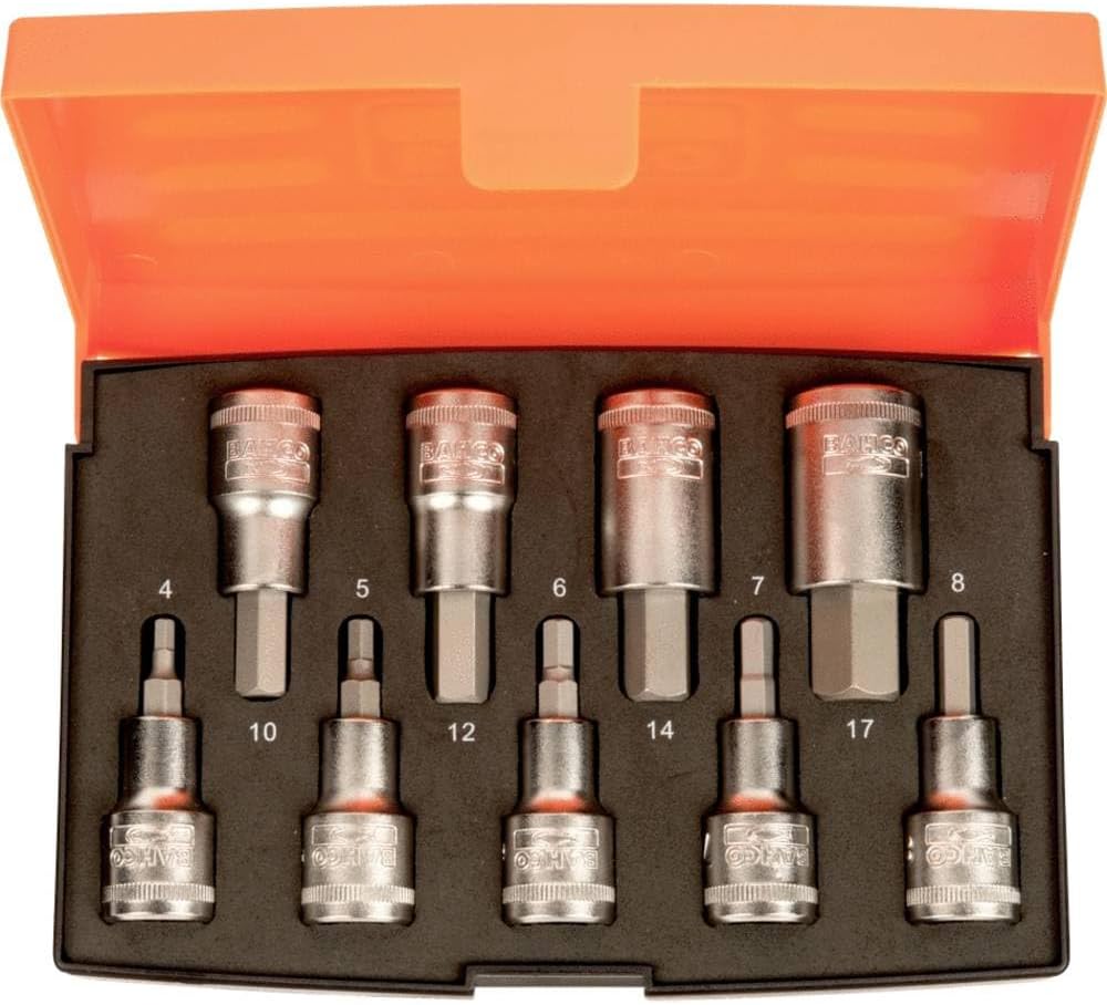 S9HEX 1/2in Drive Socket Set of 9 Metric
