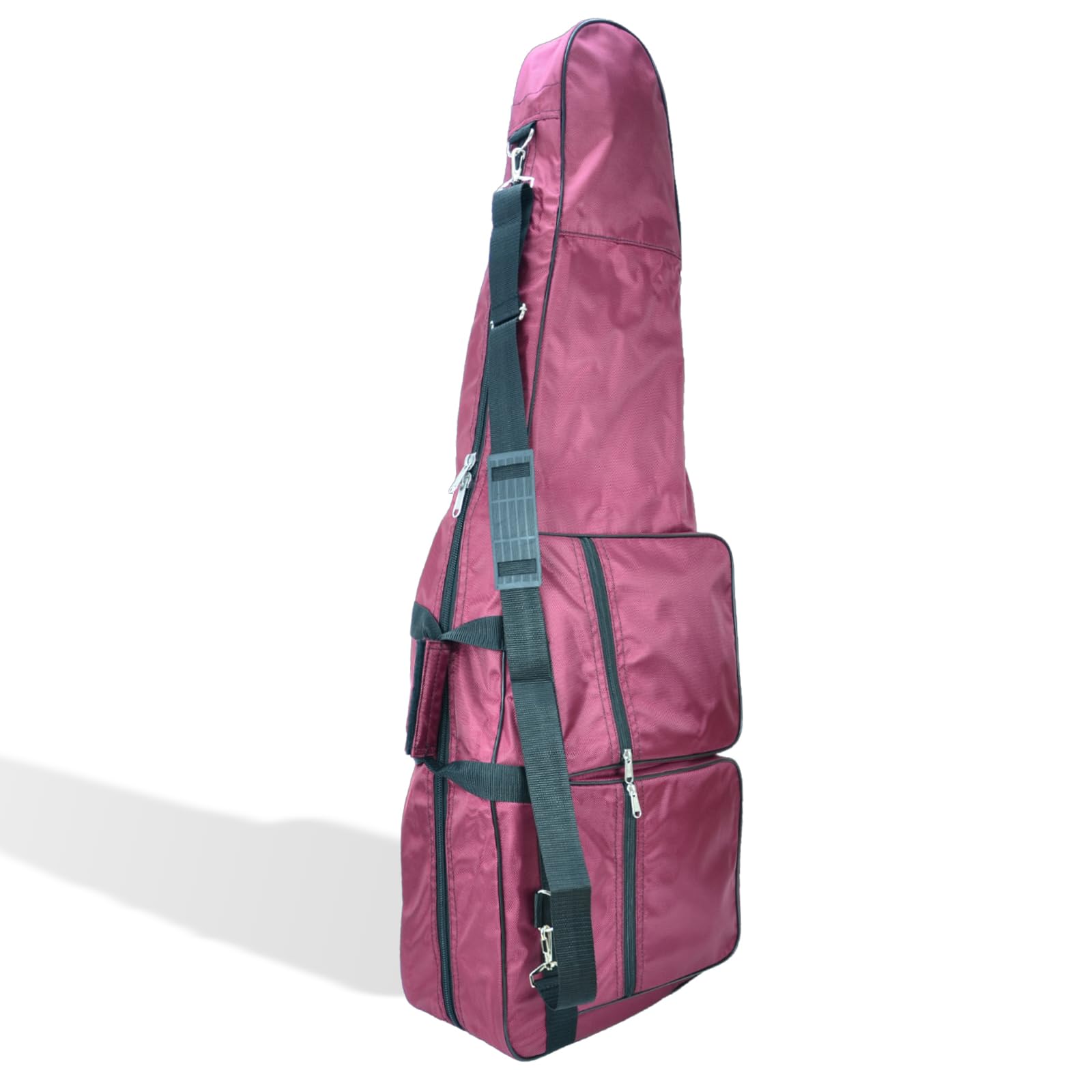 FEFOSAEP Fencing Bag - Junior Fencing Equipment Bag - Portable Fencing Sword Bag with Handle and Shoulder Strap (Burgundy)