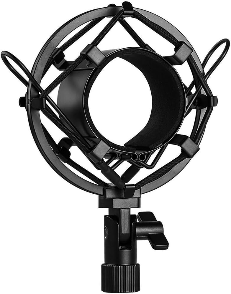 Audio-Technica Cardioid Condenser Microphone AT2035 Bundle with 2 YR CPS Enhanced Protection Pack, Metal Shock Mount, Pop Filter, Suspension Boom Scissor Arm Stand and 25ft XLR Cable