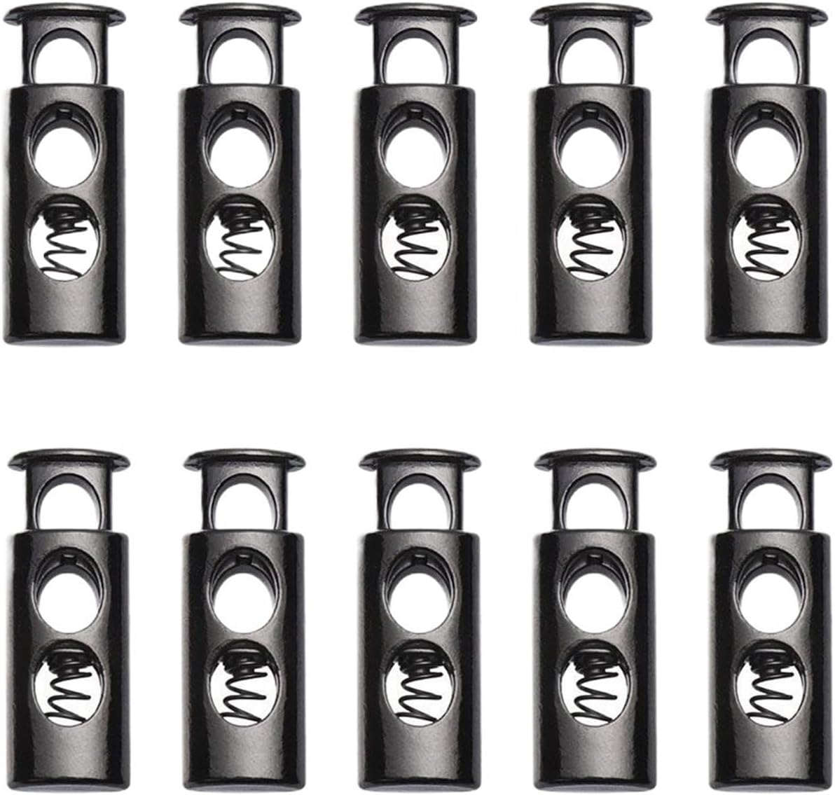Cord Locks for Drawstrings 80pcs Apparel Shoelace Sportswear Accessories Double(1)