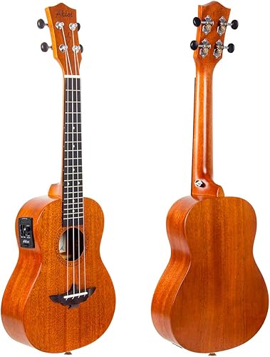 Vista 19 de Aklot - Ukelele de caoba maciza para principiantes, incluye cursos en línea y accesorios para ukelele acústico