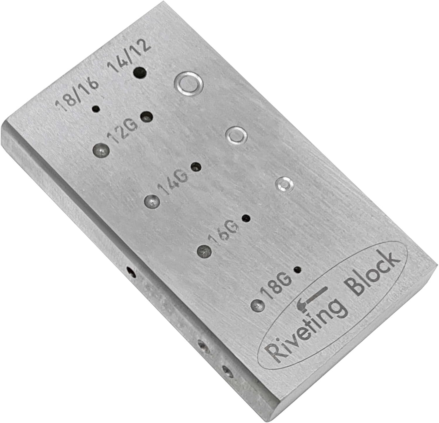 Steel Riveting and Forming Block Anvil 1.8 MM Wire Gauge Cutter Cutting Metal Forming Eyelet Tool