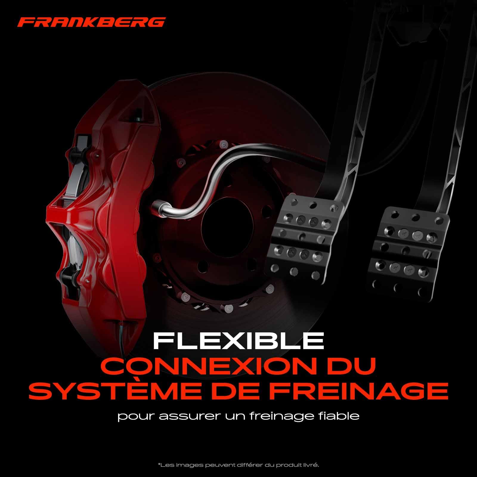 Frankberg 2 flexibles de frein arrière 248 mm 4806E3 | Compatible avec: Plateau/châssis Partner 5 G, Berlingo/Berlingo Premier monospace GFK GJK MF, Partner Origin Box/MPV G