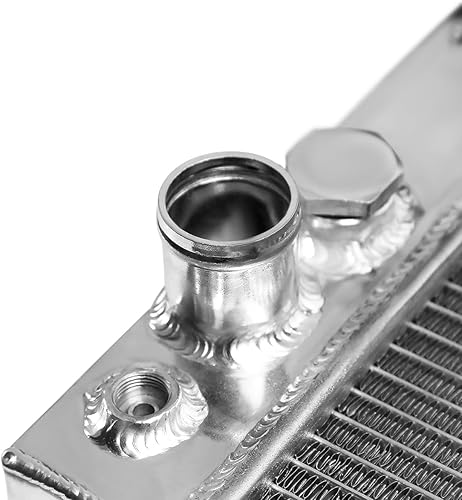 Miniatura 5 de Spec-D Tuning Radiador de enfriamiento de aluminio ligero de 3 núcleos/fila compatible con Jeep Cherokee Comanche 2.5L 4.0L 1991-2001