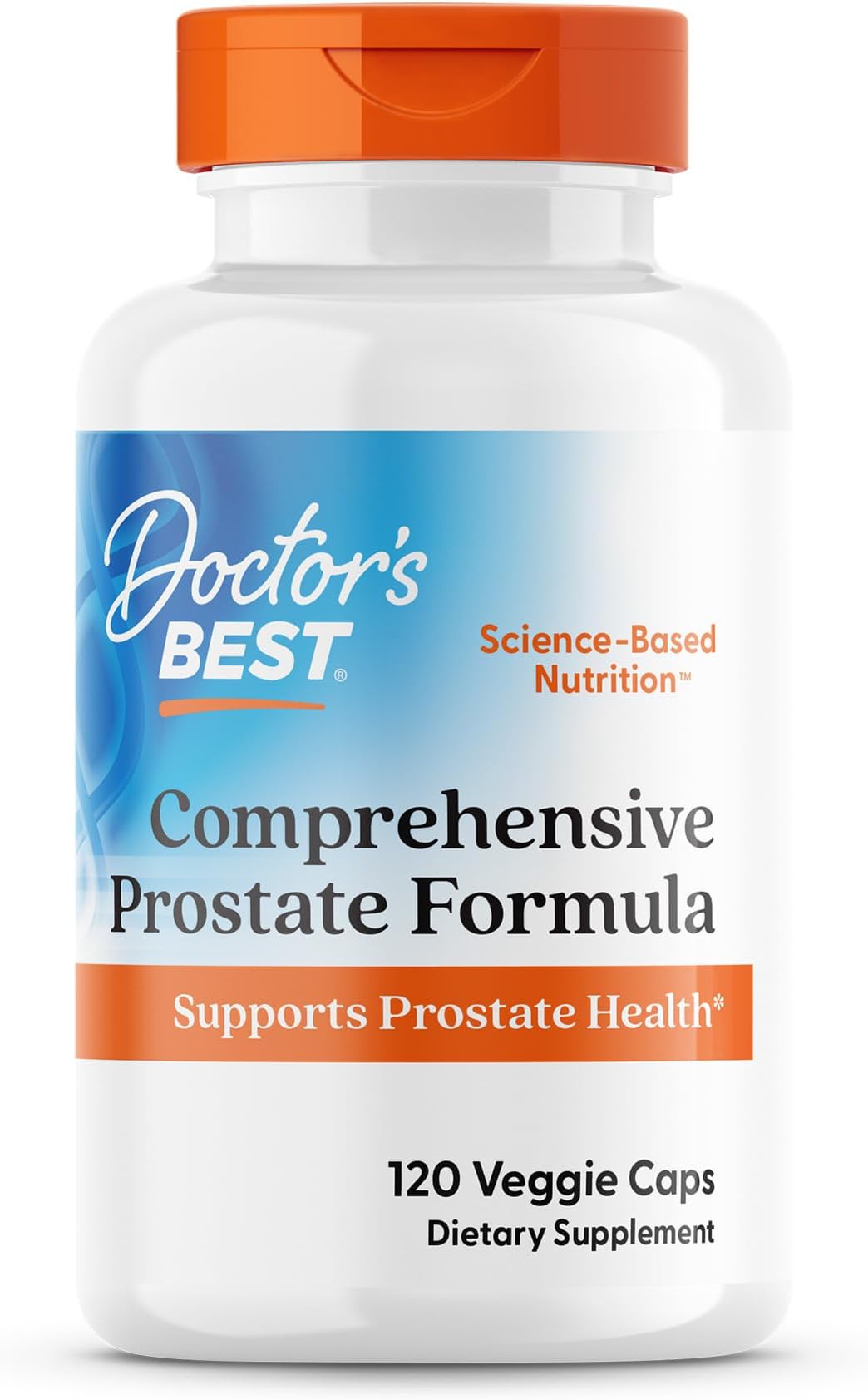 - Doctors Best Comprehensive Prostate Formula, Saw Palmetto, 120 Veggie Caps